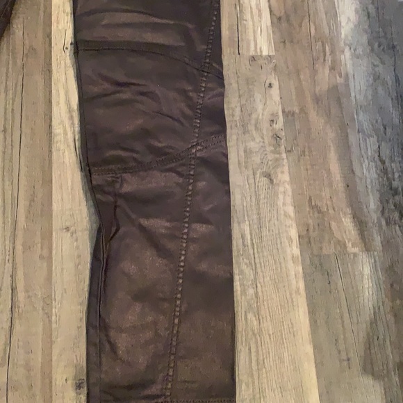 Ladies Cambio Coated Sheen Pants Sz 6 GUC - Picture 2 of 3
